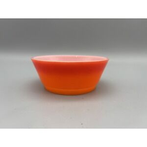 VINTAGE FIRE KING 5" BOWL‎ ORANGE TO RED